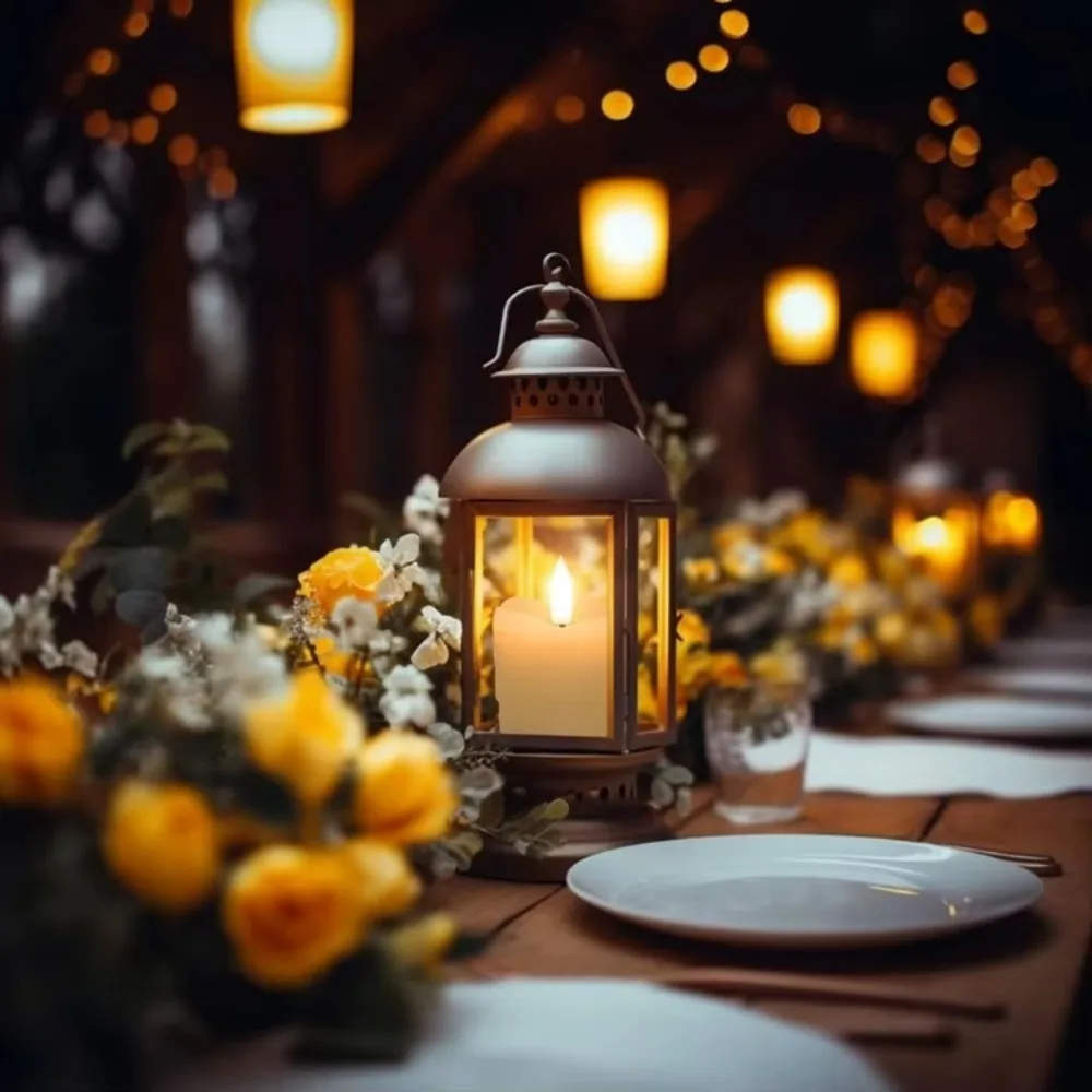 Velas de luz LED de té de cera Real, 6 uds., con temporizador, 300 + horas, mecha negra realista, velas con pilas para decoración navideña de boda - imagen 5