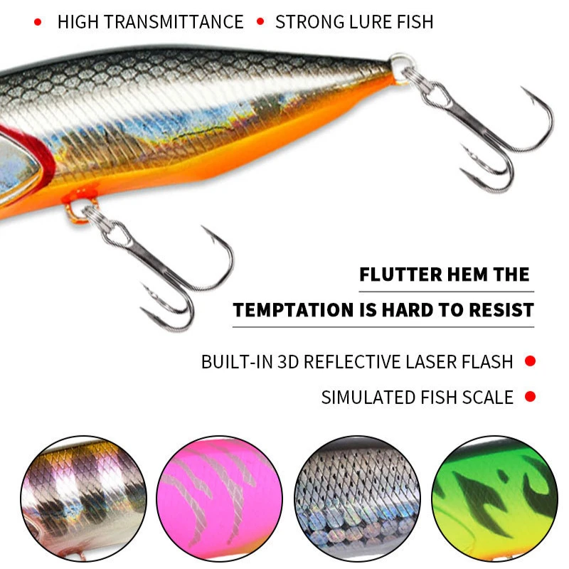 Señuelo de pesca Topwater, 64mm, 9g, con patrón de cangrejo realista y acción irresistible, novedad - imagen 4