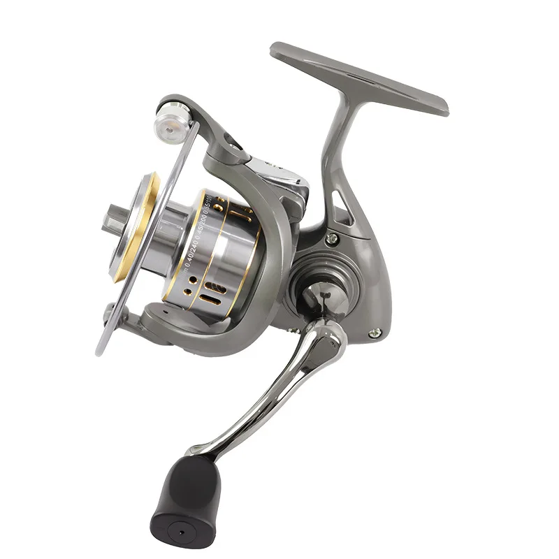 Carrete de pesca giratorio 5.2:1 14LB arrastre máximo CNC doble brazo - imagen 4