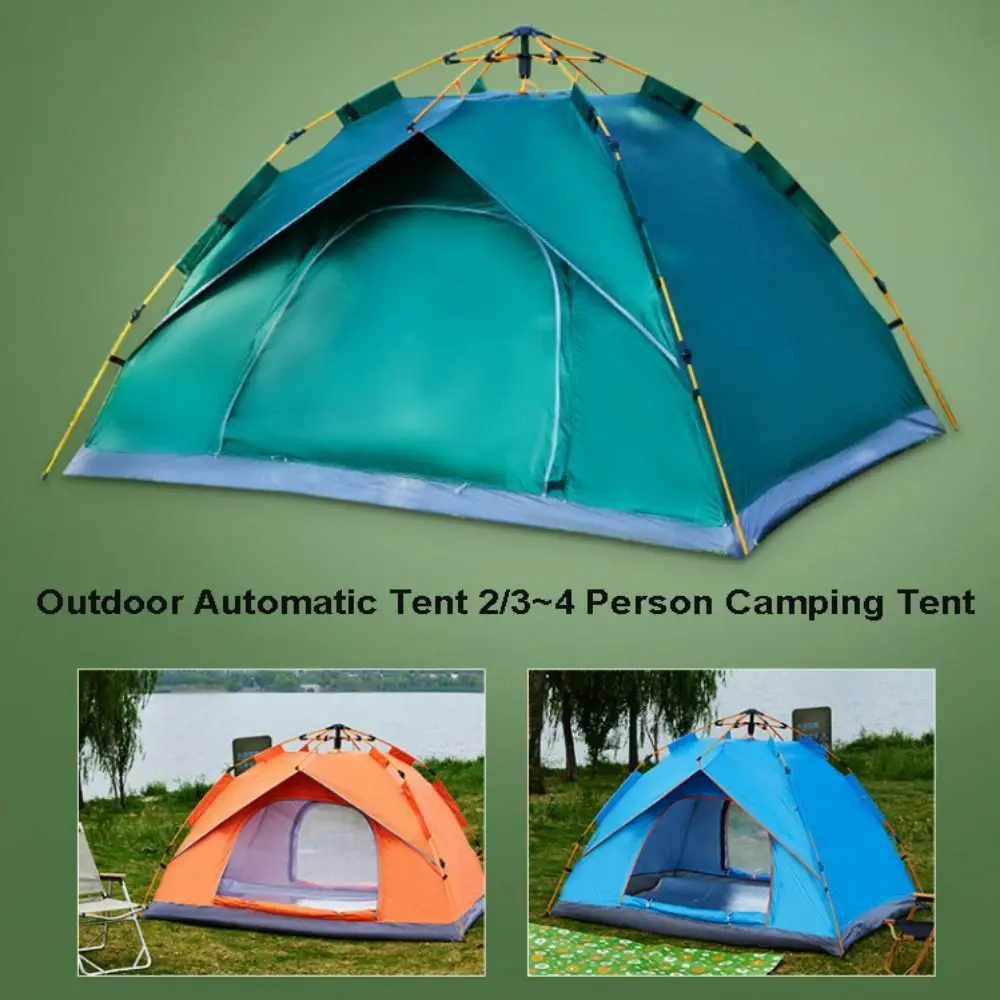 Tienda automática portátil para exteriores, fácil instalación instantánea, tienda de campaña multiestilos para mochilero, refugio solar para 2/3 ~ 4 personas - imagen 5