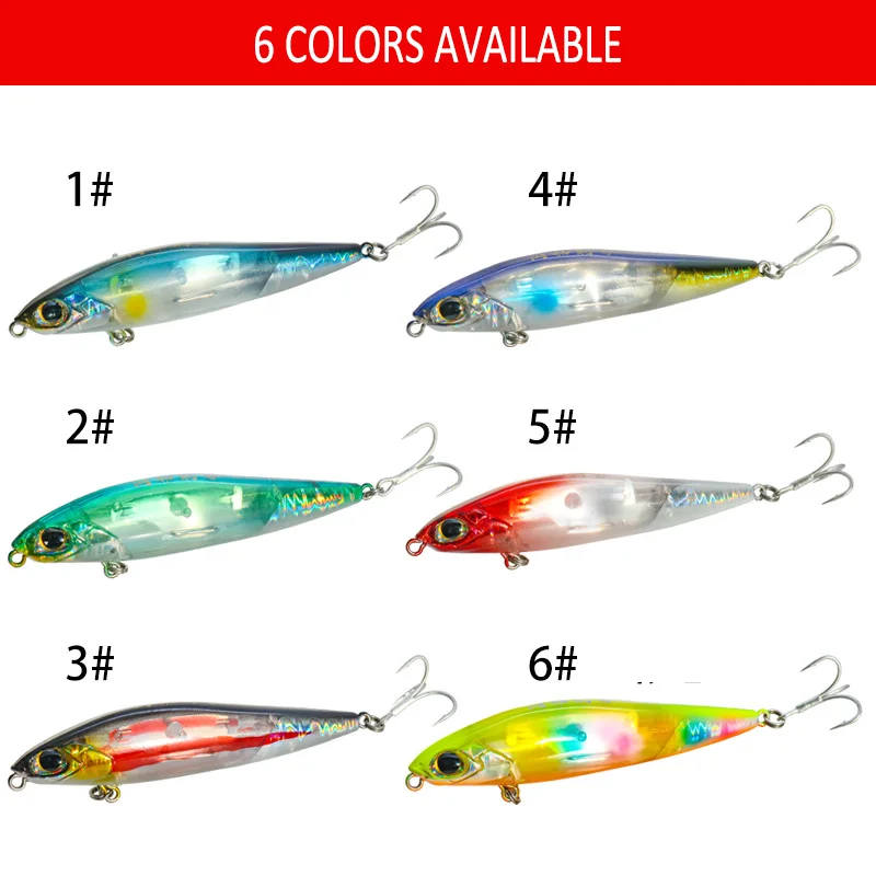 Cebo lápiz hundimiento lento lucio – Jerkbait Wobbler Flash - imagen 4