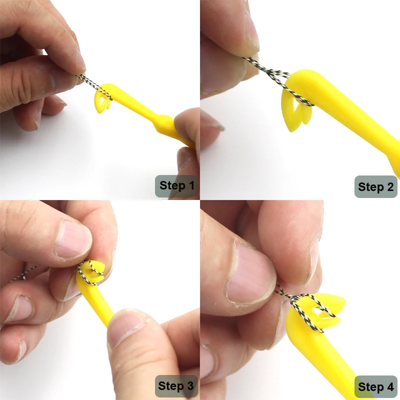 Herramientas de pesca de carpa, 5 uds., Tyer de bucle, sedal de pesca, recolector de nudos, ganchos alimentadores para Terminal de pesca de carpa, accesorios de equipo de aparejos - imagen 5