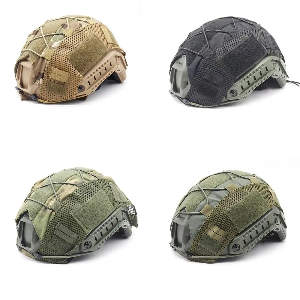 Nuevo Funda de nailon para casco, gorro de tela de talla única, funda para casco de Paintball, - imagen 4