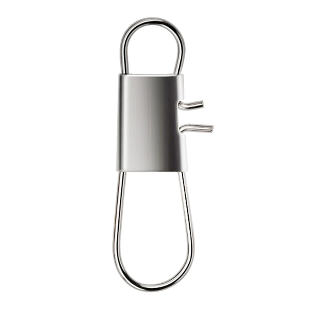 Mosquetones de pesca acero inoxidable con giratorio – Bloqueo Pin de seguridad - imagen 3