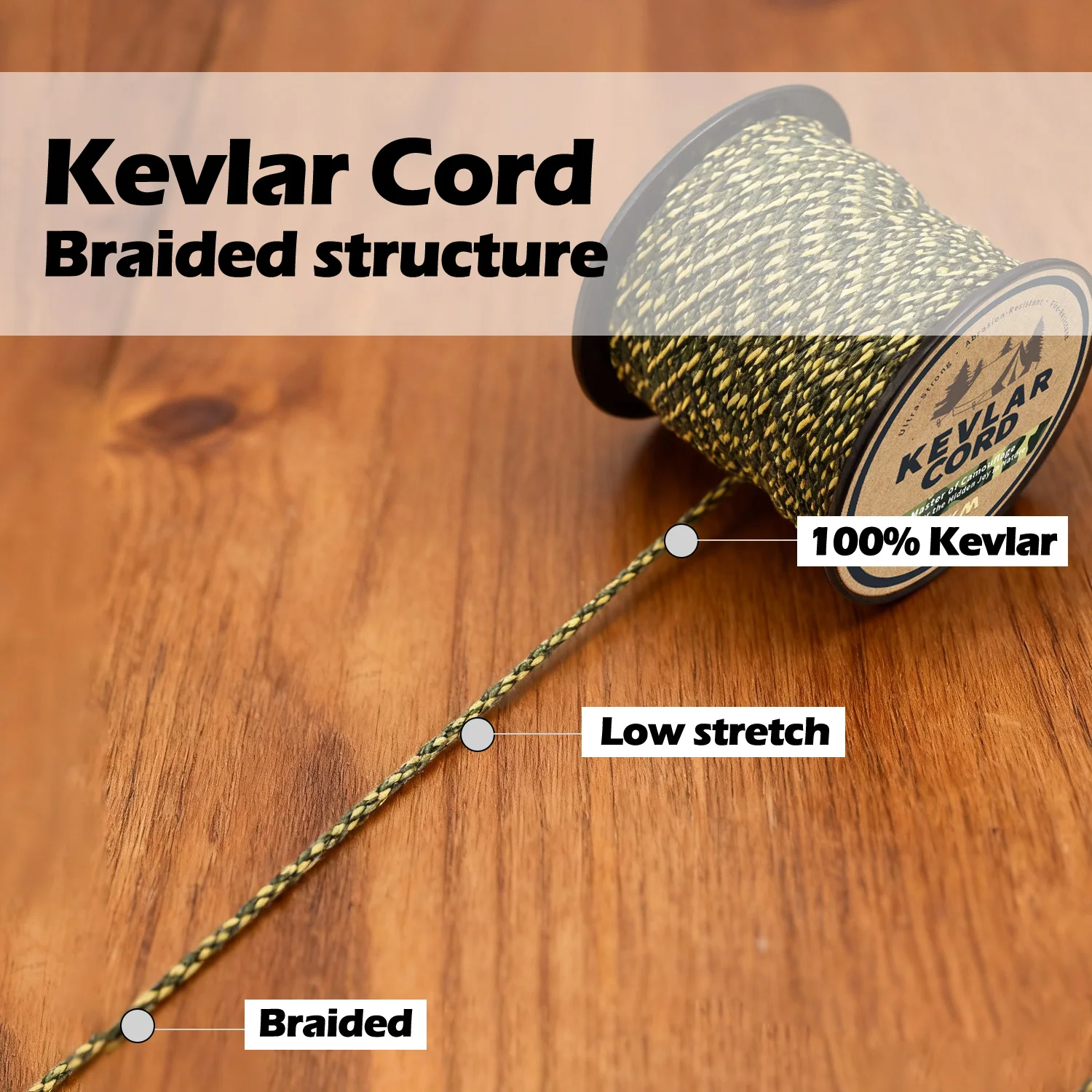 Sedal trenzado Kevlar 9KM – Alta resistencia para pesca deportiva - imagen 3