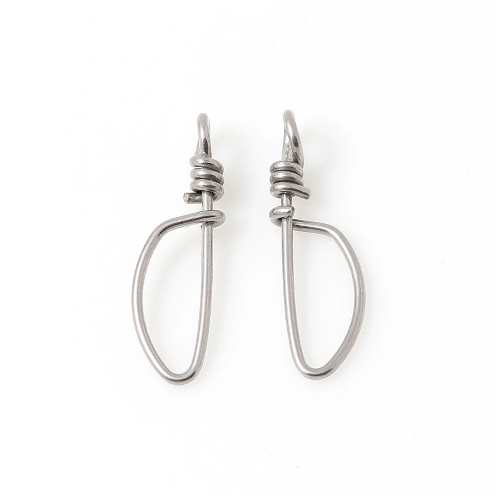 200 Uds Clip de Pesca Coastlock Snap accesorios de Pesca de mar de acero inoxidable suministros de aparejos broches giratorios de Pesca de alta resistencia Pesca
