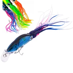 1 unidad de cebos, aparejos de Pesca, 20G, 40G, Pesca, pulpo de plástico duro, cebo falso, señuelo de Pesca Artificial, Señuelos de Pesca de agua salada