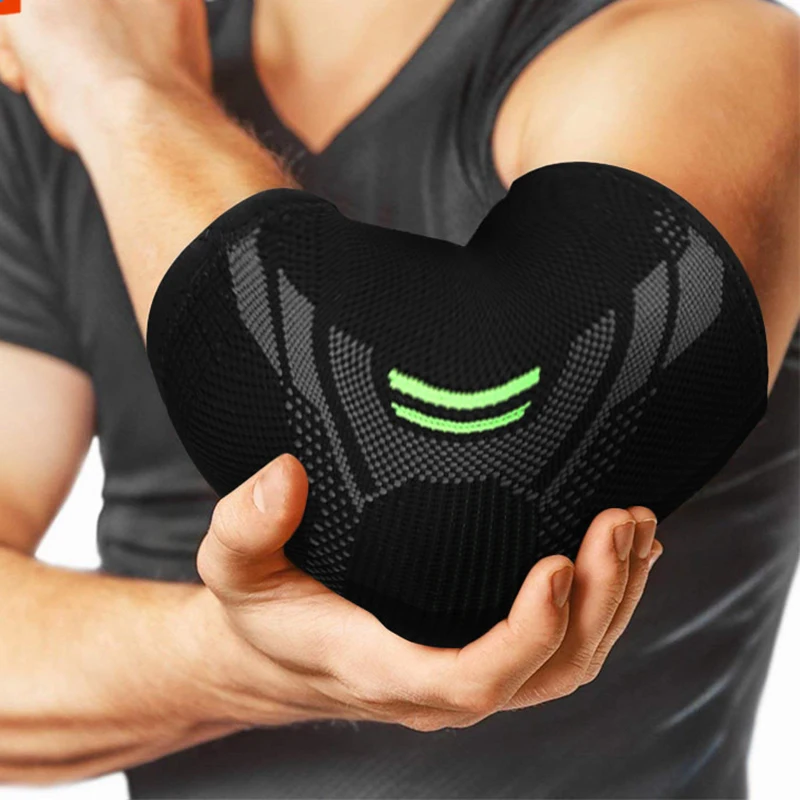 Ropa deportiva de seguridad para lesiones, almohadilla protectora para deporte, vendaje elástico, coderas, manga para brazo, banda para codo, 1 ud. - imagen 4