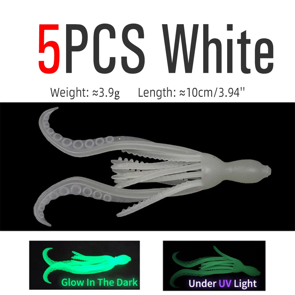 5pcs  White