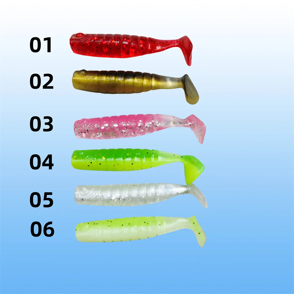 Vinilos MUKUN para pesca en roca – Señuelo artificial tipo gusano - imagen 3