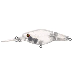 Señuelos swimbait articulados sin pintar embrión transparente topwater