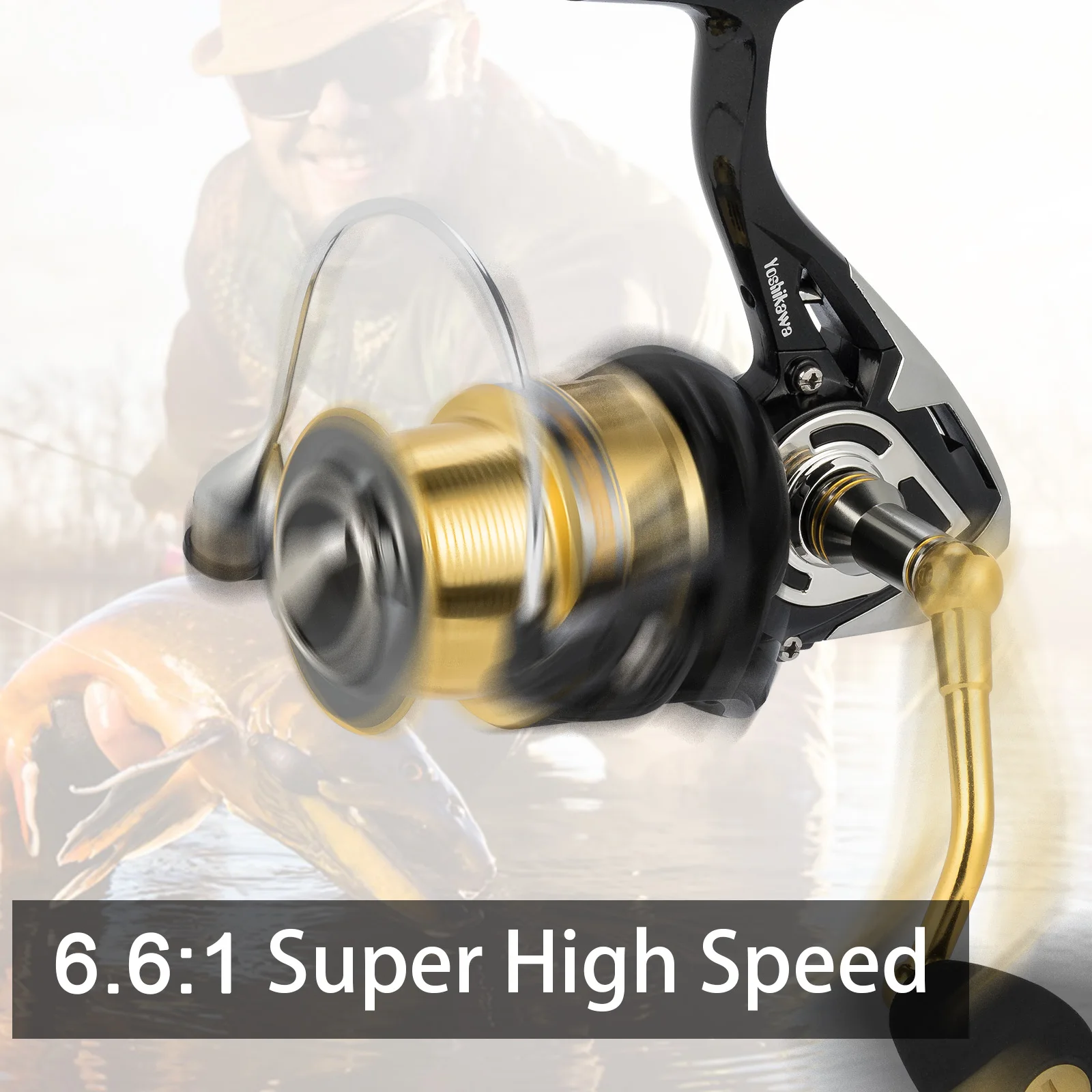 Carrete Surfcasting 10+1BB 6.6:1 con bobina poco profunda - imagen 3