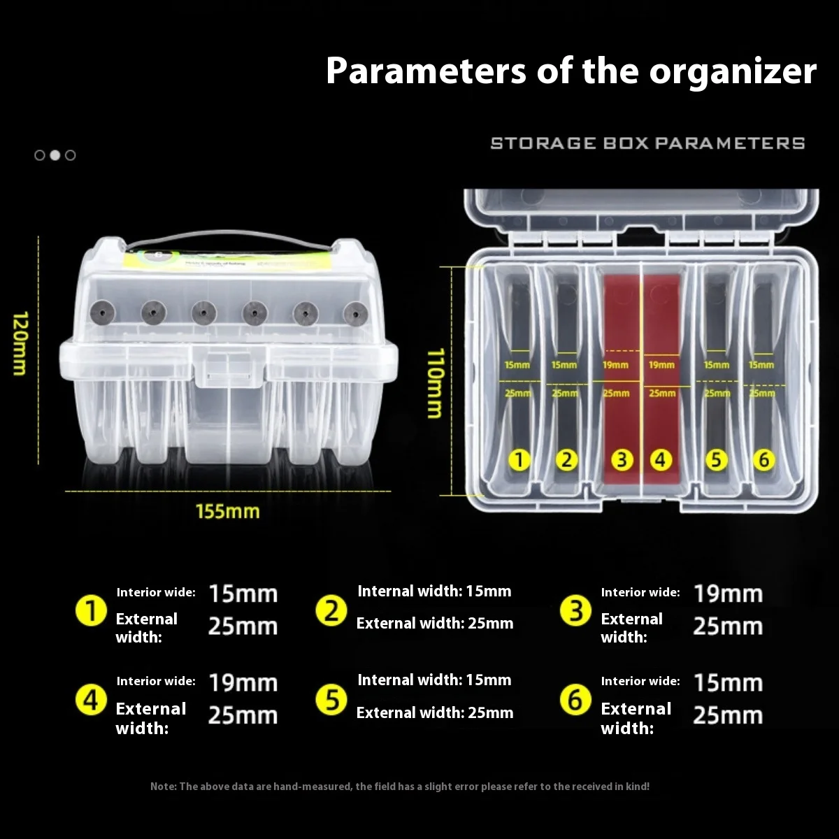 Luya Caja de almacenamiento de sedal de pesca multifuncional grande, caja de pesca de envoltura de línea de nailon Lineer PE - imagen 3