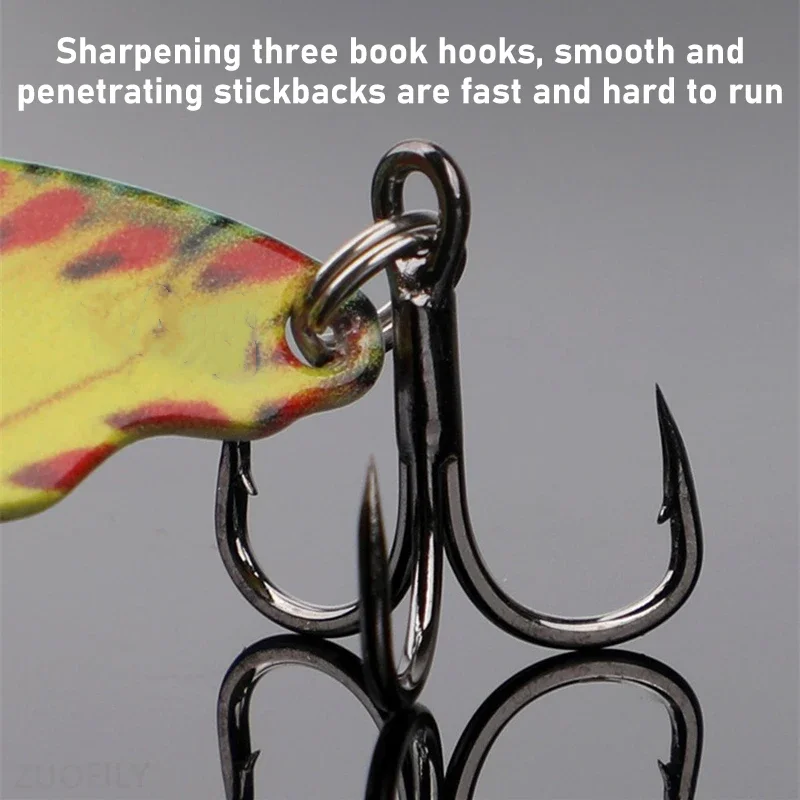 Cebo de mariposa biónico, cebo de fundición de larga distancia de 8g/15g, nuevo cebo Artificial de Metal VIB adecuado para lubina, Lucio, trucha y pesca - imagen 5