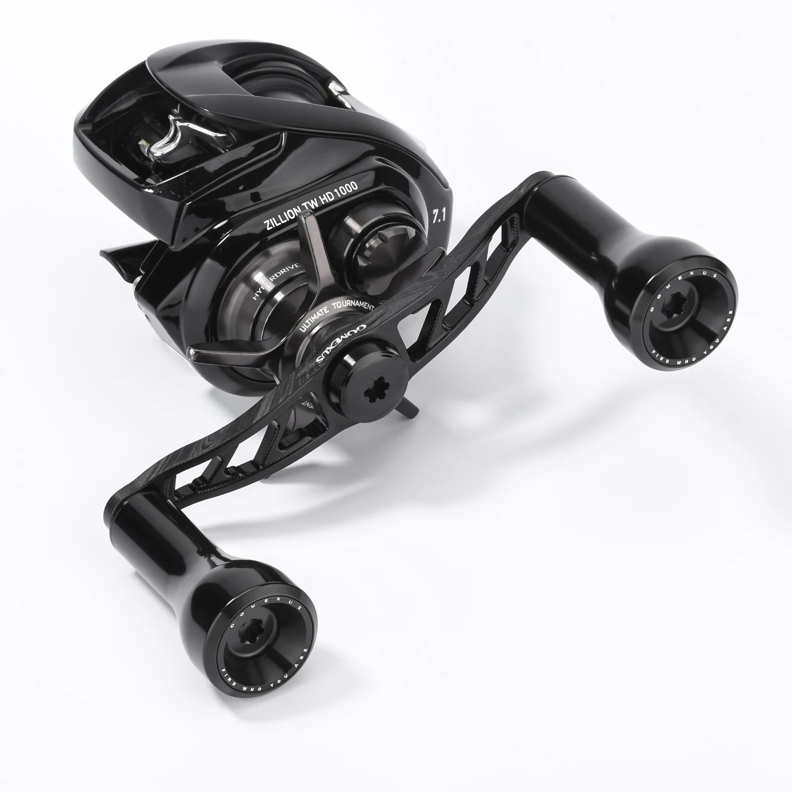 Gomexus mango eléctrico de 100mm con perilla de aluminio de 24mm para carrete de pesca Shimano Curado Bantam Metanium SLX 13 - imagen 2