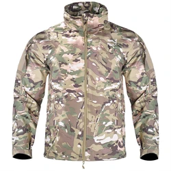 Chaqueta Táctica Camuflaje HAN WILD – Impermeable y Transpirable para Hombre