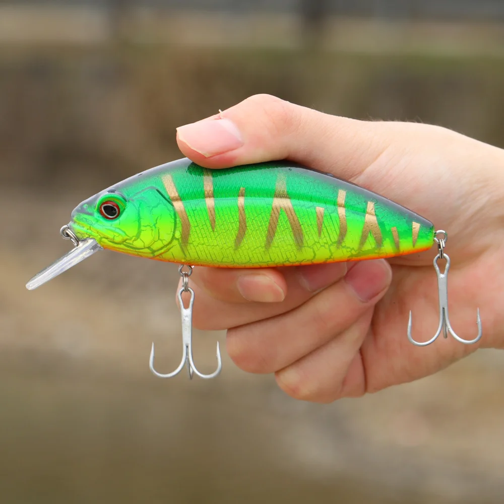 Sougayilang Minnow Señuelos De Pesca 34g Jig cebo Pesca manivela gancho Kits De Pesca Completo Bass carpa cebo De Pesca conjunto De Señuelos De Pesca - imagen 5