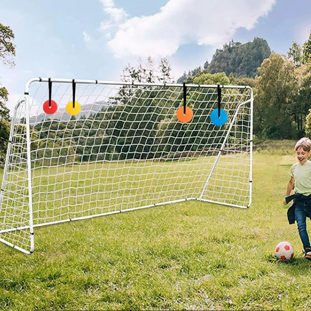 Objetivo de portería de fútbol, conos planos, béisbol, fútbol, Hockey, objetivo de tiro con cintas, portería deportiva, ayuda de entrenamiento de agilidad reactiva - imagen 4