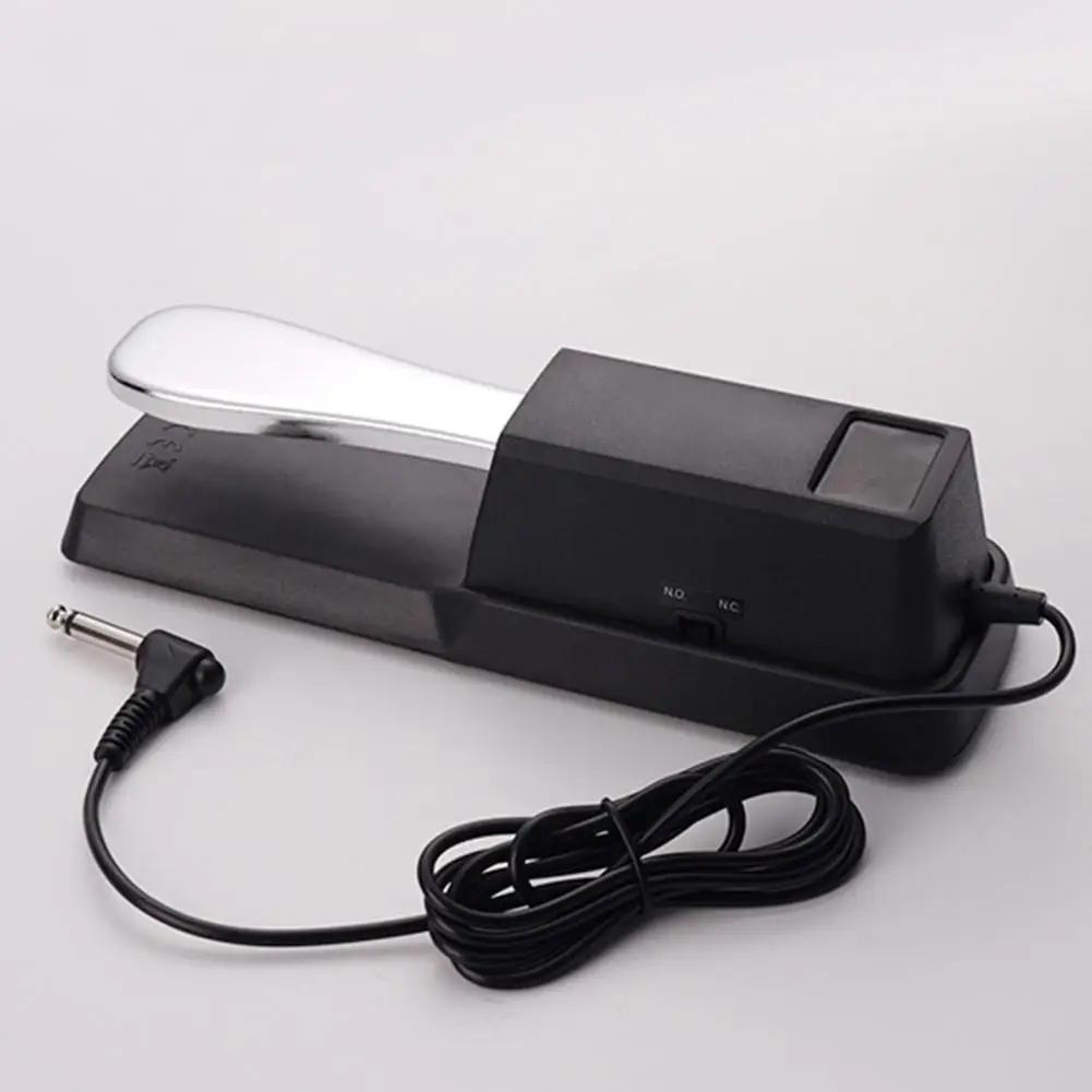 Pedal de apoyo para Piano eléctrico, conector Universal de 6,5mm, antideslizante, Digital, de Metal, instrumento Musical - imagen 4