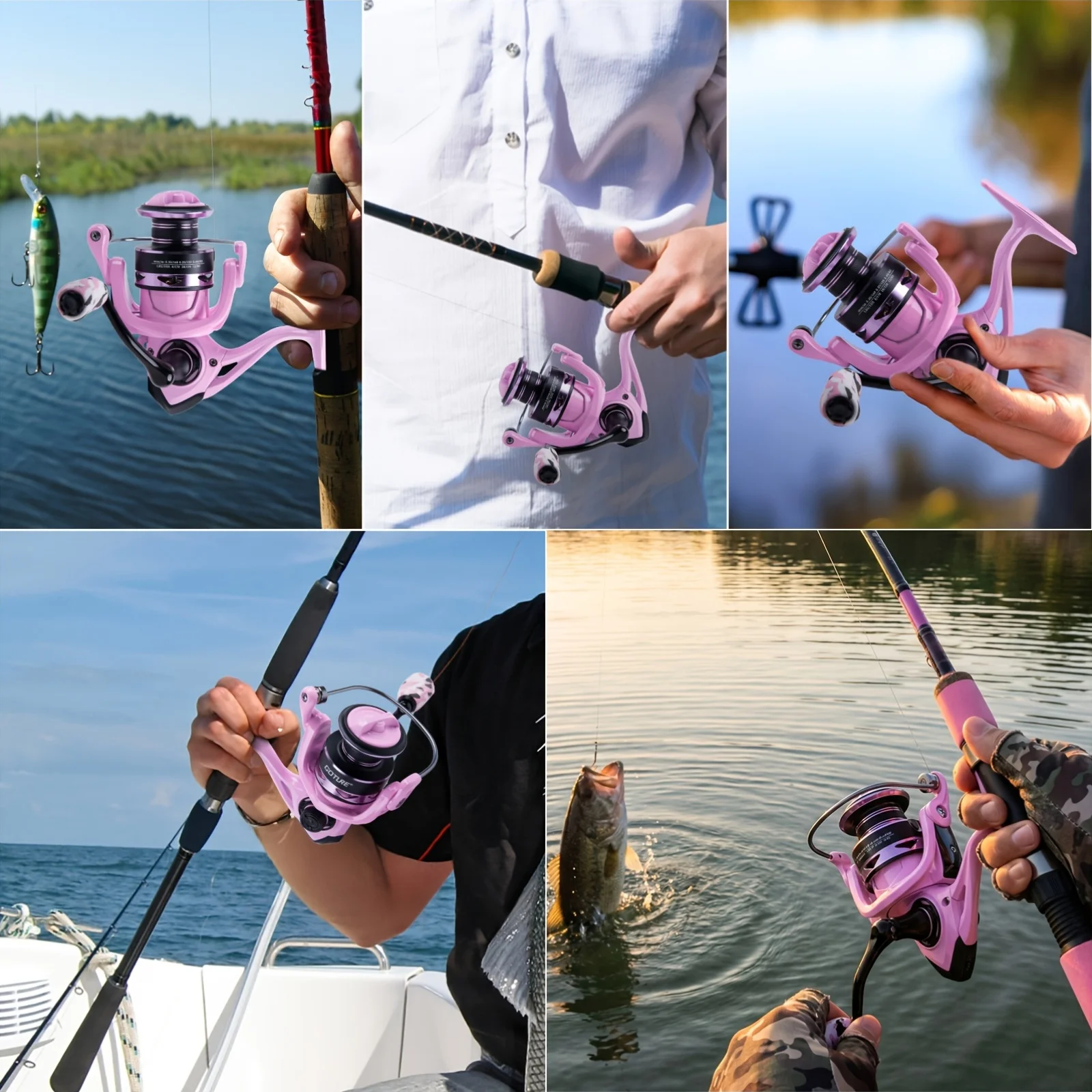 Goture 3000 Carrete Spinning Ultraligero – Freno Delantero 2 Bobinas