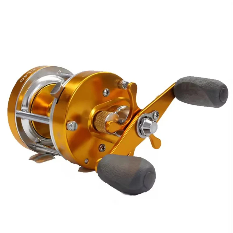 WEIHE-carrete de arrastre de pesca con mango de potencia cerrado, serie CL40, superventas - imagen 4