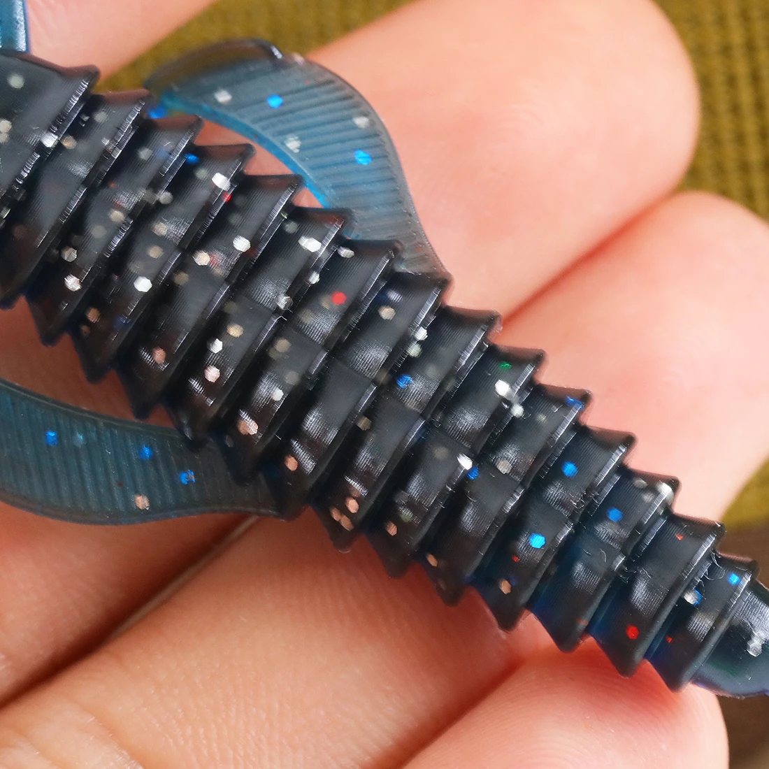 FishTrip-SEÑUELOS DE PESCA DE plástico suave, 10 piezas, 8cm/4,7g, criaturas, cebos blandos de silicona, señuelos de lubina para agua dulce y salada - imagen 5