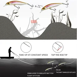 Señuelos Minnow 8g 85mm – Rígidos de buceo profundo para wobbler