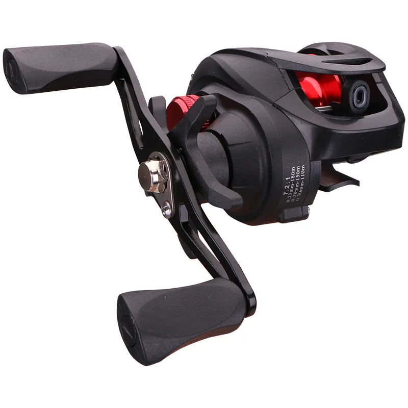 Carrete de pesca Baitcasting 7,1: 2, sistema de frenado magnético de alta velocidad, rueda de pesca 18 + 1, accesorios de aparejos de pesca de rodamiento - imagen 3