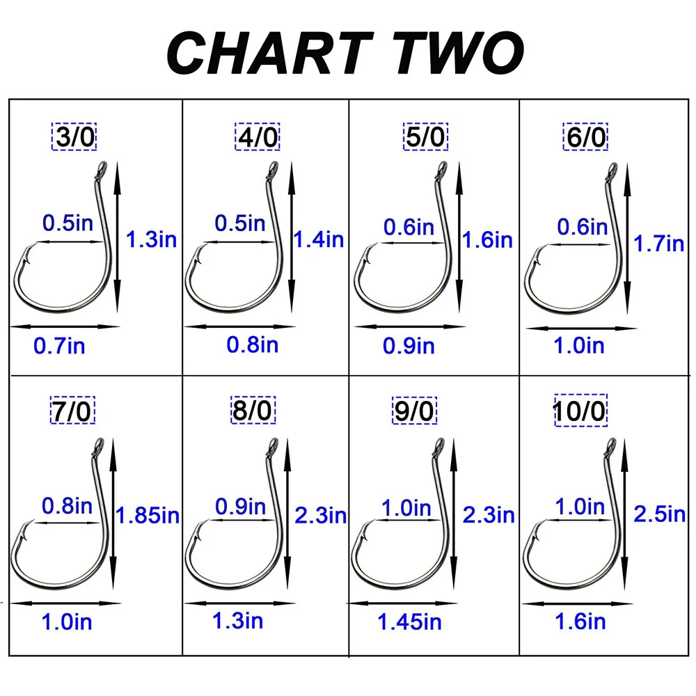 Anzuelos circulares de acero de alto carbono para pesca de agua salada, accesorio de pesca de pulpo, para lubina, 1000, piezas, 7384 - imagen 3