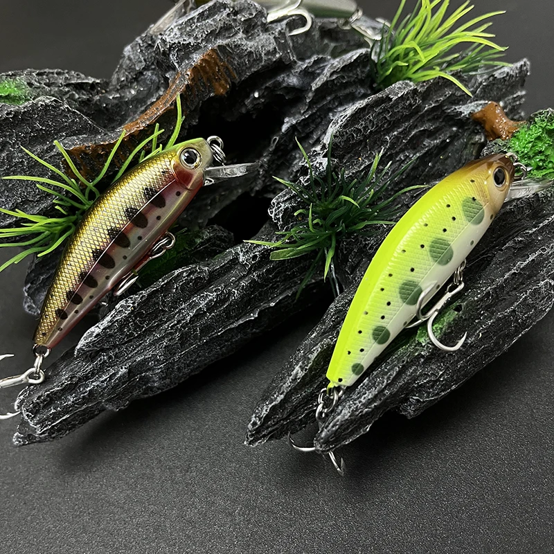 Señuelos de pesca de pececillo que se hunden, 9g, 65mm, Jerkbait de fundición larga, cebo Artificial, Wobblers para Lucio, lubina, trucha, Swimbait, equipo de pesca - imagen 3