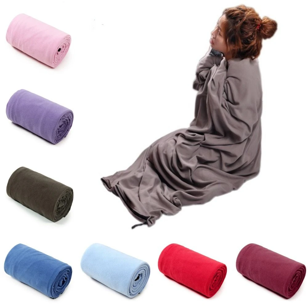 Manta térmica ultraligera de forro polar suave para camping - imagen 2