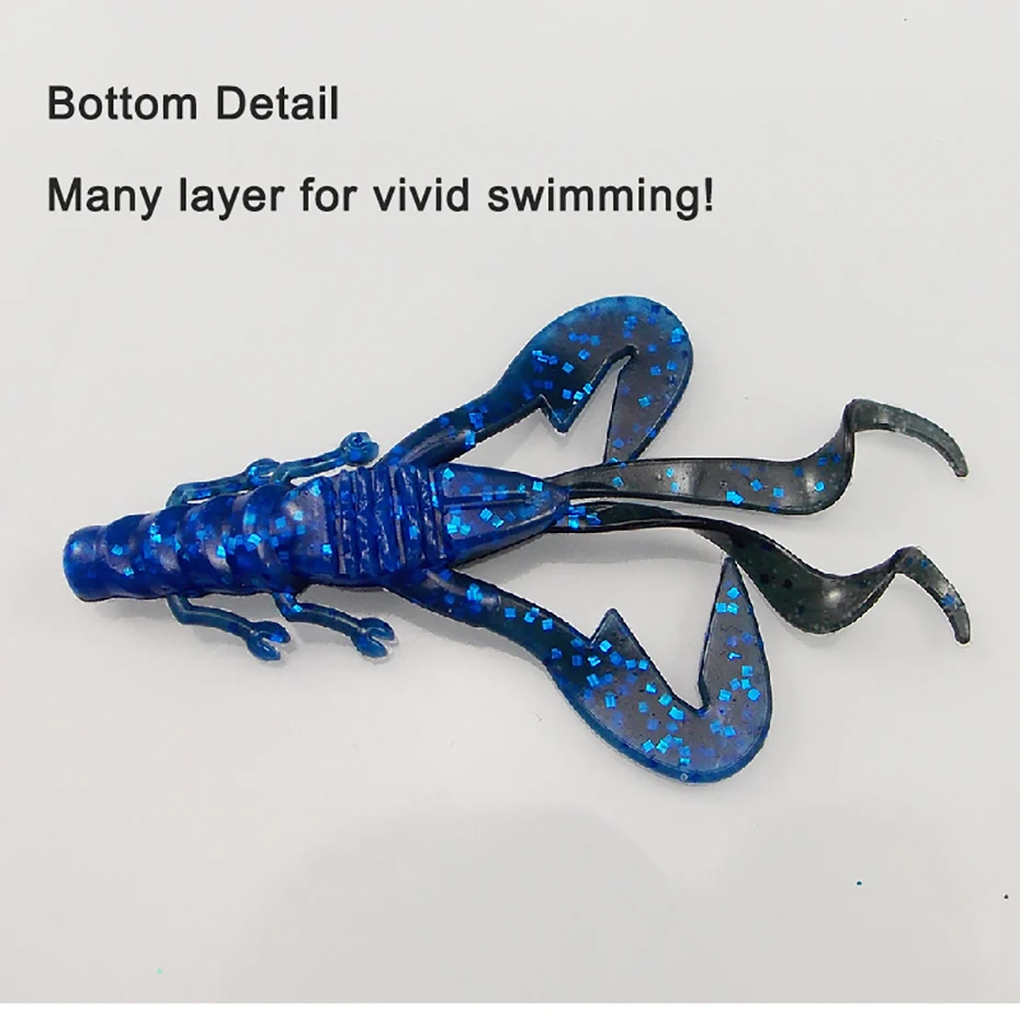 KESFISHING-Señuelos de Pesca Kicker Bug, cebos blandos de silicona Artificial, inyección explosiva de aroma, 9cm - imagen 4