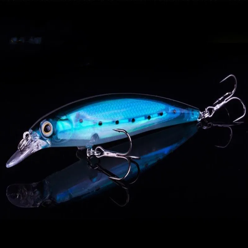 Señuelo luminoso piezas Pesca, cebo duro de 8cm/5,5g, aparejos de Pesca, Swimbait Artificial, gancho de calidad, 1 unidad - imagen 2