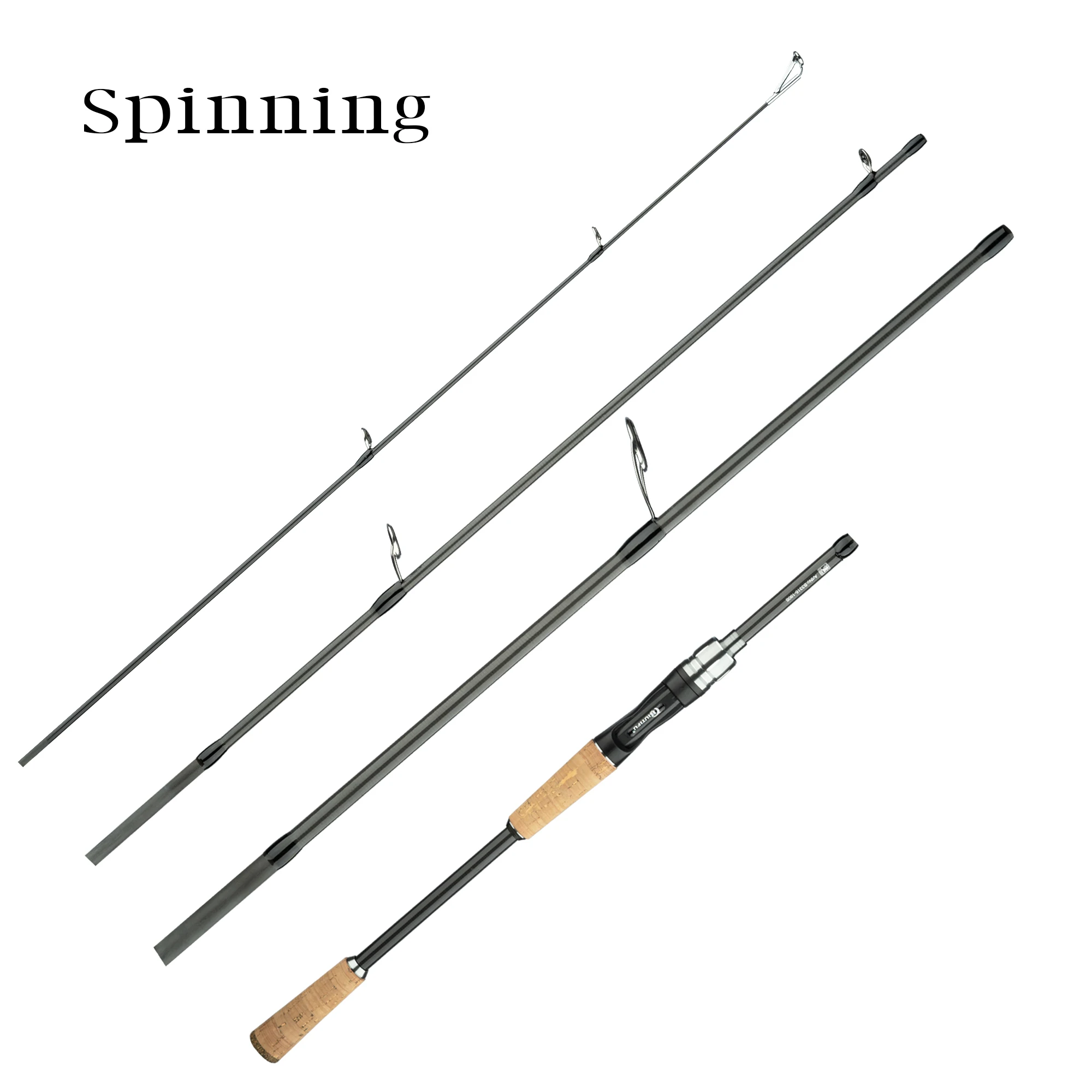 BIUTIFU viajero Spinning Casting cañas de pescar de carbono Baitcasting peso 5-35g M rápido ultraligero señuelo trucha Mini productos para poste - imagen 5