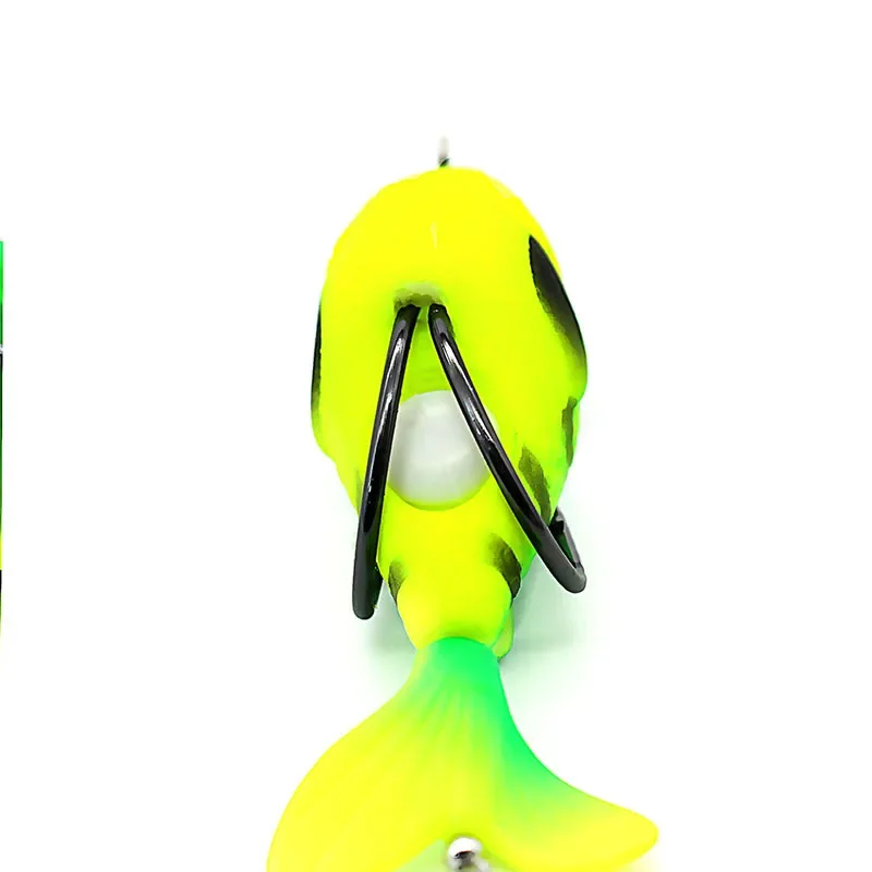 Señuelo de pesca profesional, 7,5 cm, 8,6g, ojos artificiales 3D, cebos giratorios suaves para peces, Wobbler de cola, 1 ud. - imagen 5