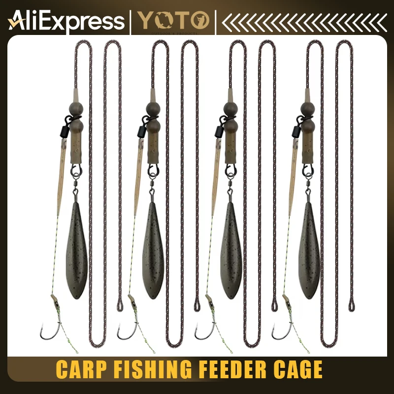 YOTO Kit plataforma de plomo para carpa – Cambio rápido antienganches