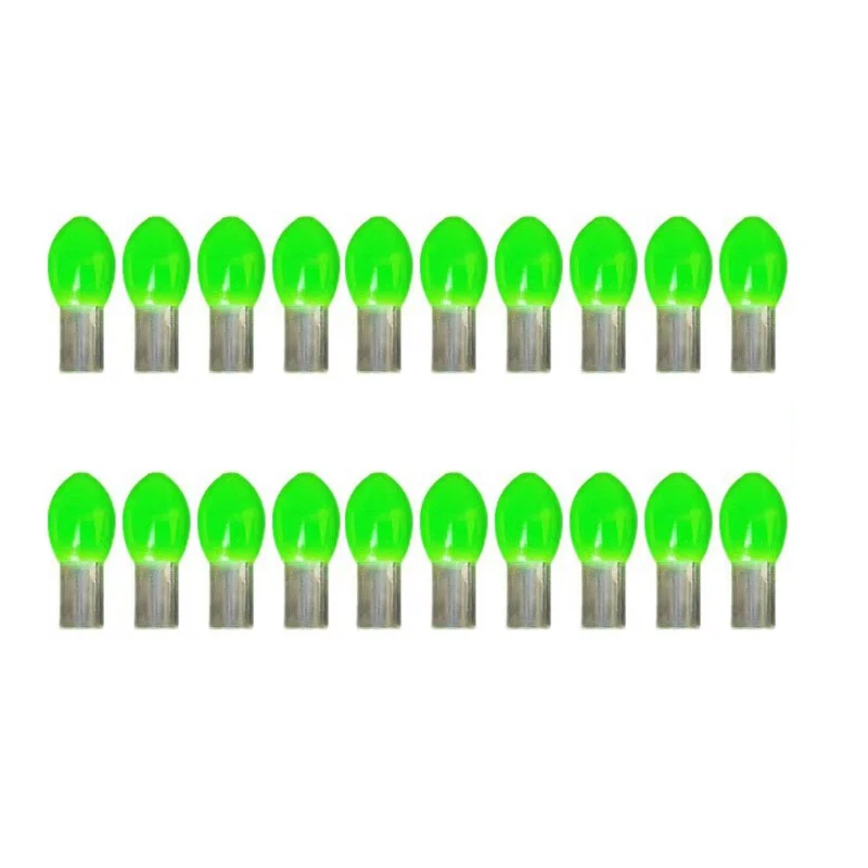 20 unids/lote palo de luz 6 colores funciona con CR425 CR435 CR311 CR322 batería lámpara Led flotador de pesca accesorio A618