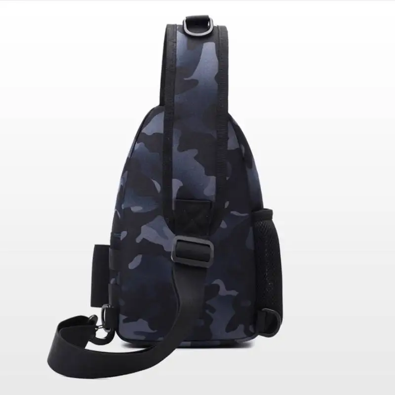 Bolsa de pecho para señuelos de pesca con soportes para cañas, riñonera táctica, mochila de almacenamiento de cebo Molle, riñonera de almacenamiento para caza y senderismo al aire libre - imagen 5