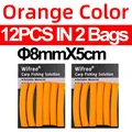 8mm orange 12pcs