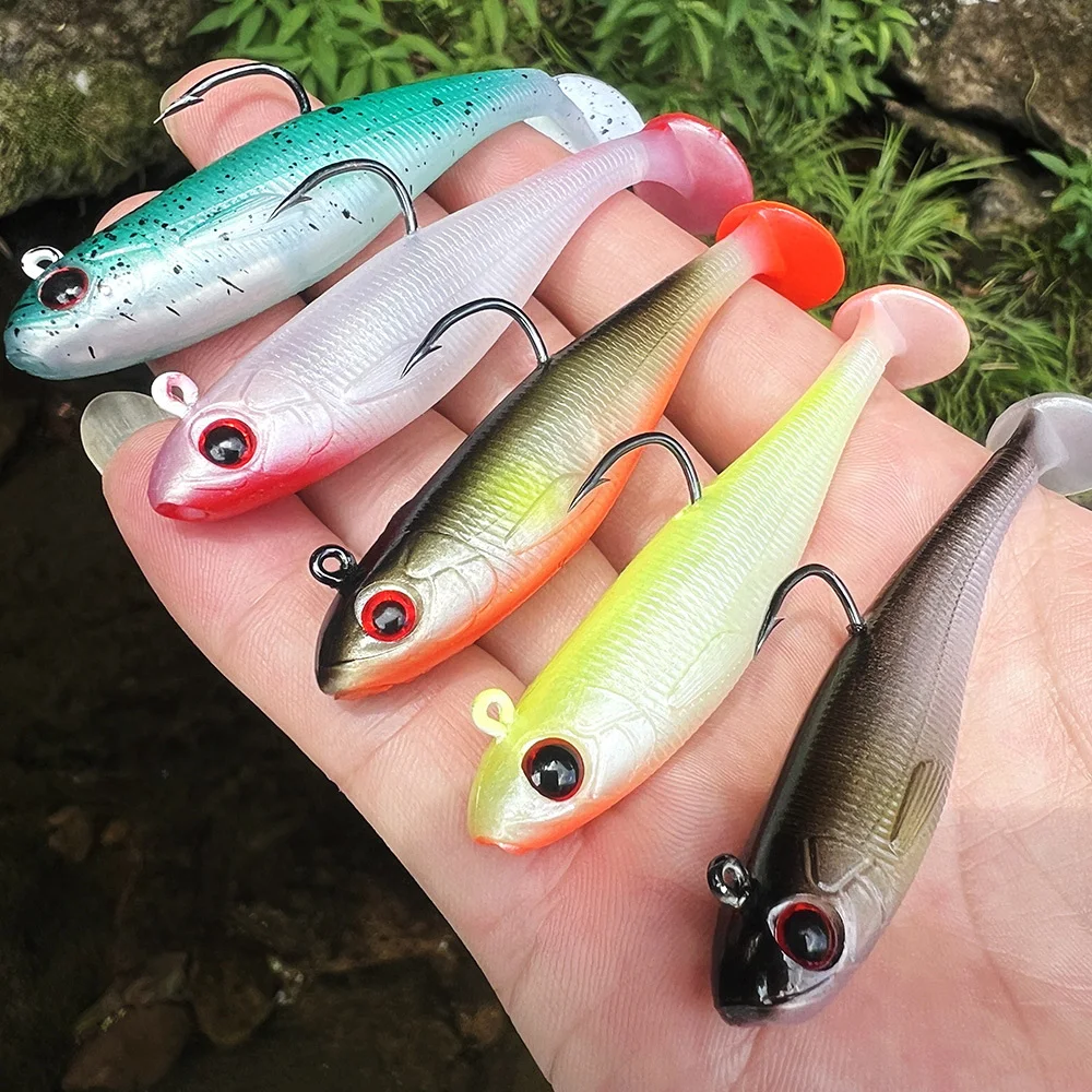 Vinilo Curl T Tail para Jig Head – Señuelo hundible para black bass - imagen 4