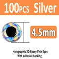 Silver 4.5mm 100pcs