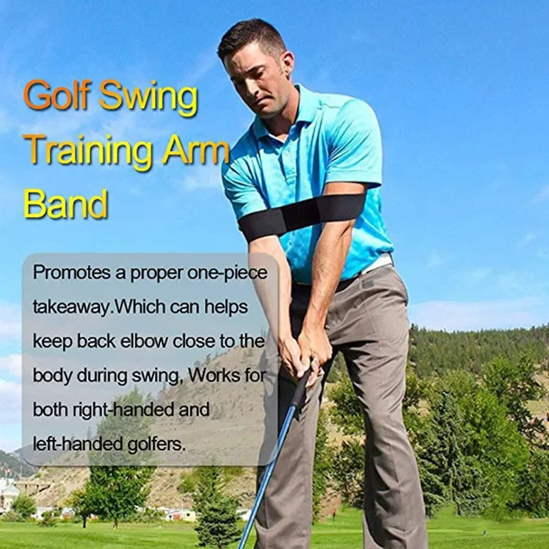 Entrenador de Swing de Golf elástico profesional, banda para el brazo, Corrector de gestos de Swing de Golf para hombres y mujeres principiantes, entrenador de Swing de Golf, 1 ud. - imagen 3