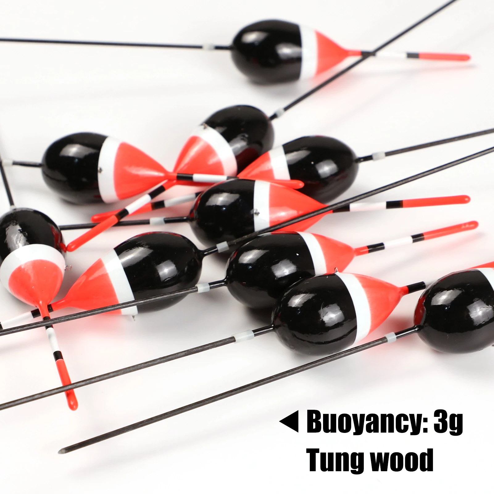 Flotadores de corcho Bobber iluminado Libre Fisher de 3 g para pesca - imagen 2