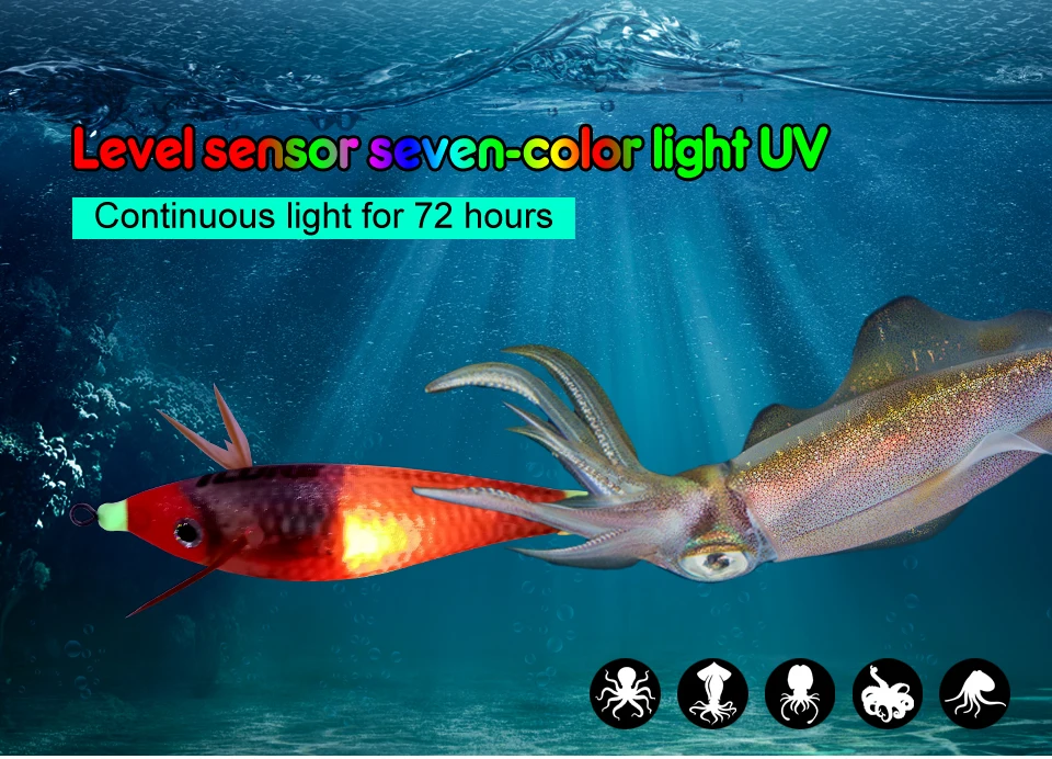 Experimente la aventura submarina con nuestro sensor UV ligero de siete colores