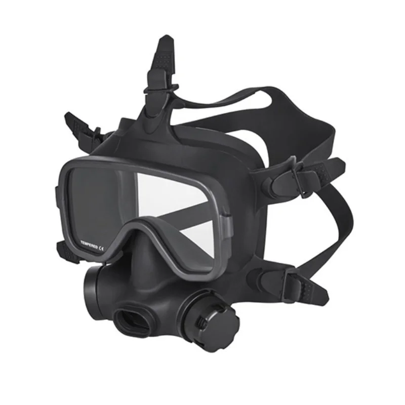 SEAPLAY X AKUANA COF2 Máscara de buceo facial completa negra