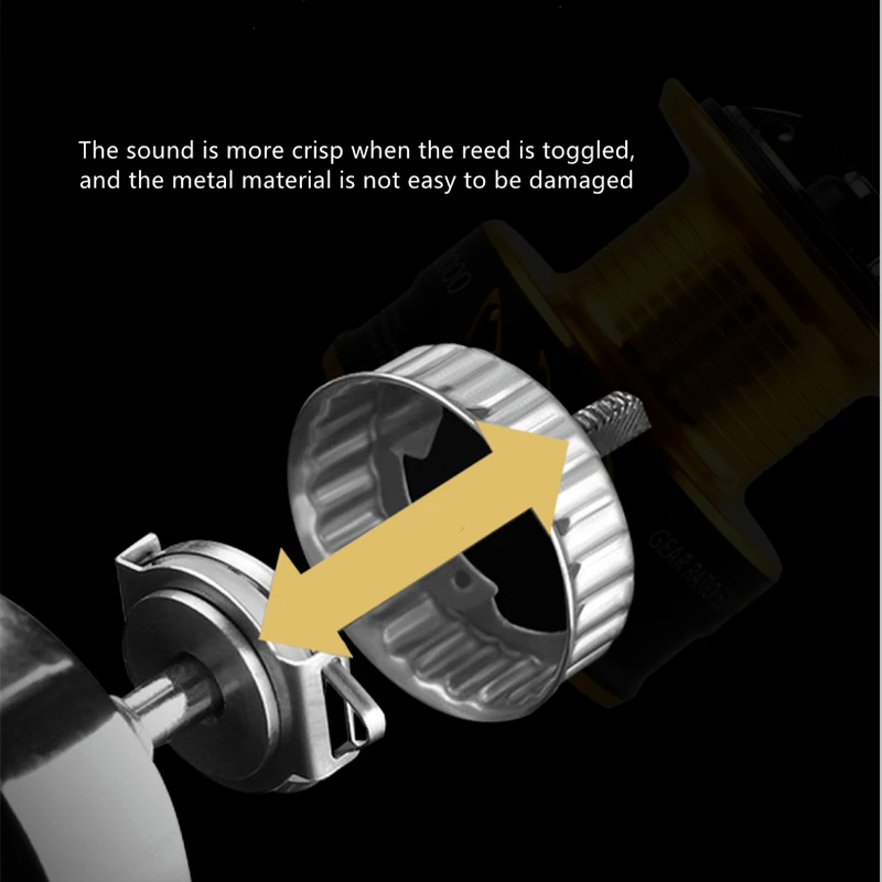 Mavllos-carrete de pesca giratorio Barsky, con mango de tornillo, relación de arrastre de 15kg, 5,2: 1, carrete poco profundo, carrete de pesca de lubina de agua salada - imagen 5