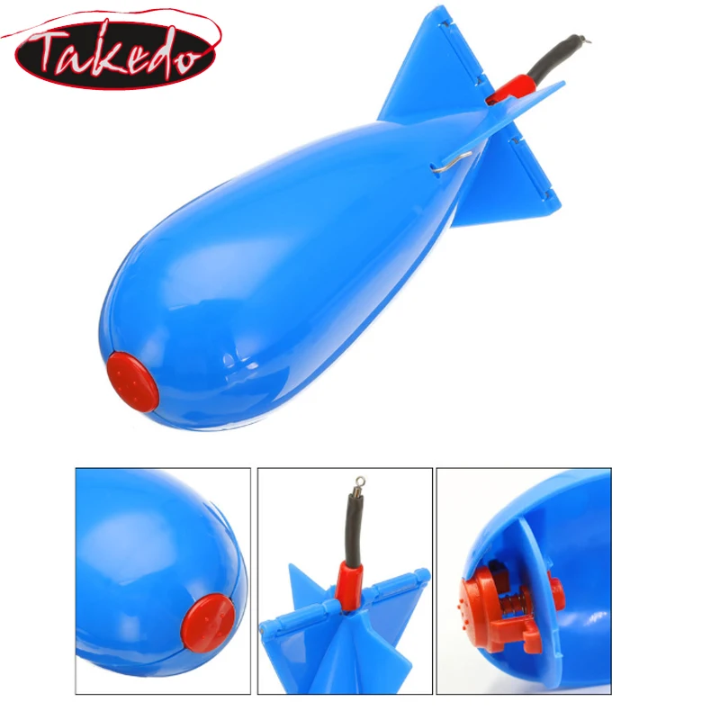 TAKEDO-Método de pesca de carpa, alimentador de cohetes, cebo de bomba Spod, soporte de cebo flotante de carpa, lanzamiento para pesca de carpa - imagen 3