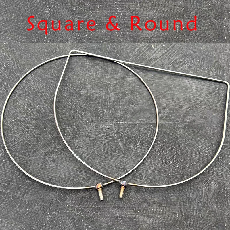 Red de aterrizaje de pesca Lawaia, anillo de red de acero inoxidable, redes de pesca resistentes integradas gruesas, accesorios cuadrados sólidos - imagen 4