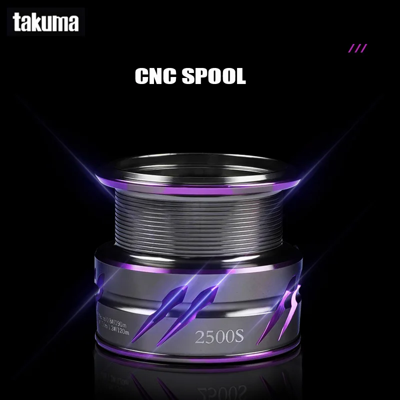 TAKUMA 2025 nuevo carrete giratorio LINGXI 150-153g 5,2: 1 7 + 1 carrete CNC de fibra de carbono súper ligero rodamientos de acero inoxidable carrete de pesca - imagen 5