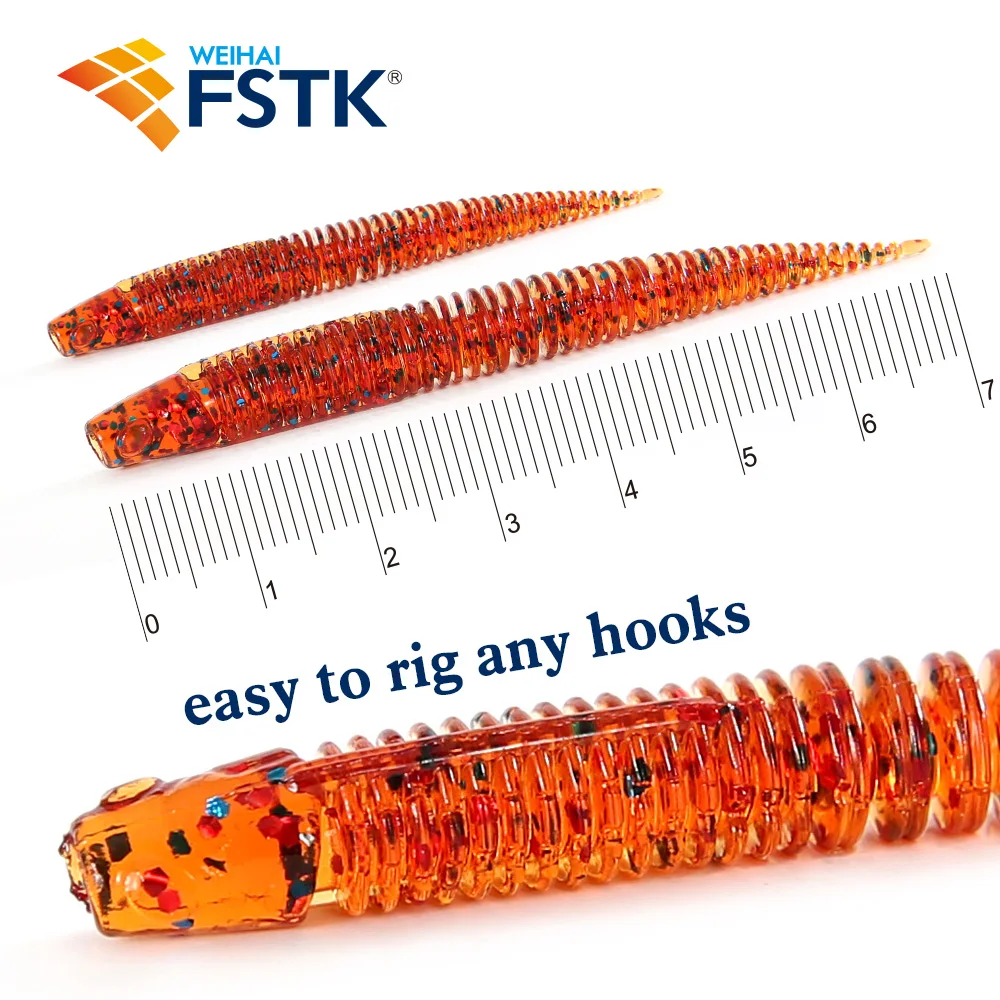 FSTK Pesca señuelo de lubina hundimiento 0,6g 1,5g 5cm 7cm Wobblers Pesca de carpa 20 piezas señuelos blandos cebos de plástico Artificial de silicona - imagen 5